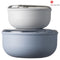 Omada Pull Box round container set (0.75L + 1.8L)