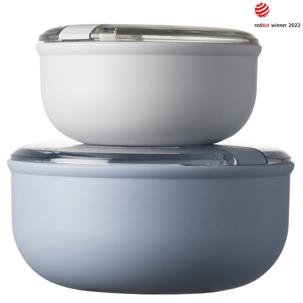 Omada Pull Box round container set (0.75L + 1.8L)
