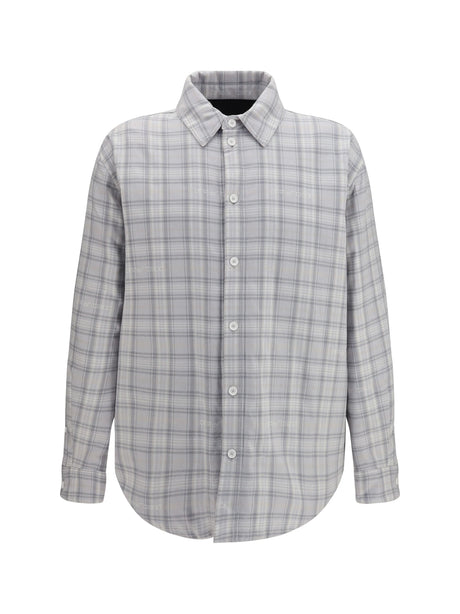 Off-White Padded flannel Jacket - Light Gray