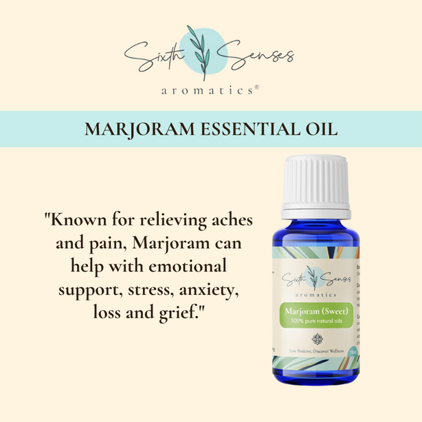 Sixth Senses Aromatics Sweet Marjoram essential oil