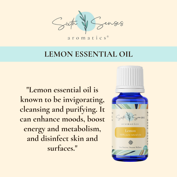 Sixth Senses Aromatics Lemon essential oil