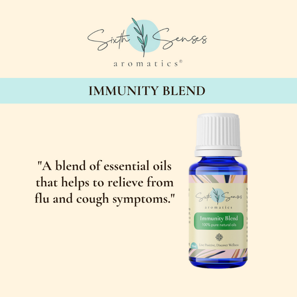 Sixth Senses Aromatics Immunity Blend essential oils