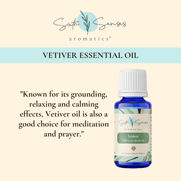 Sixth Senses Aromatics Vetiver essential oil