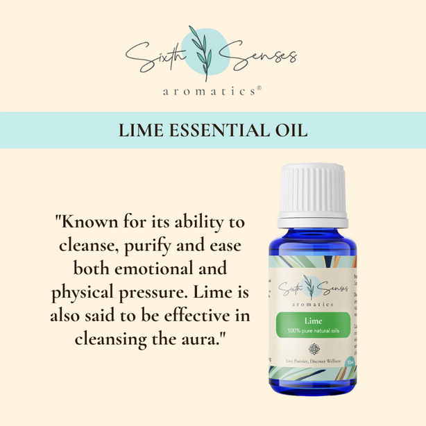 Sixth Senses Aromatics Lime essential oil