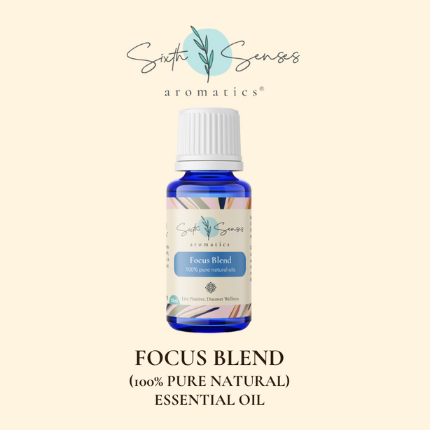 Sixth Senses Aromatics Focus Blend essential oils