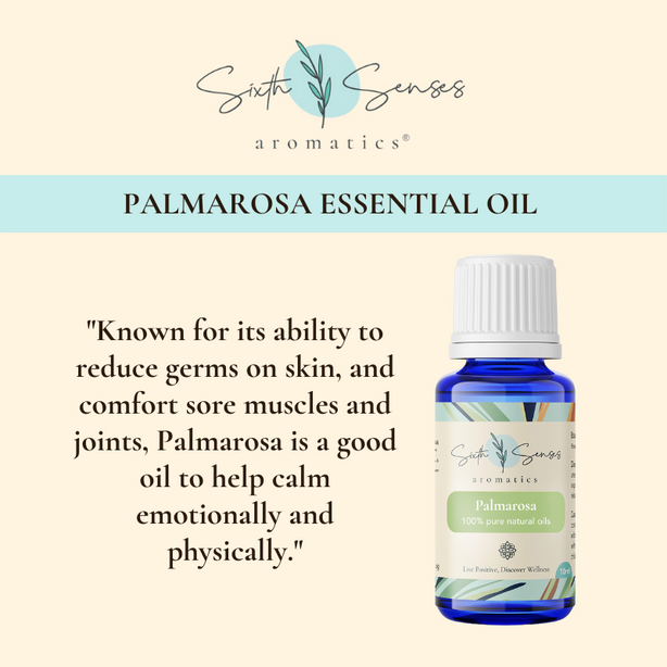 Sixth Senses Aromatics Palmarosa essential oil