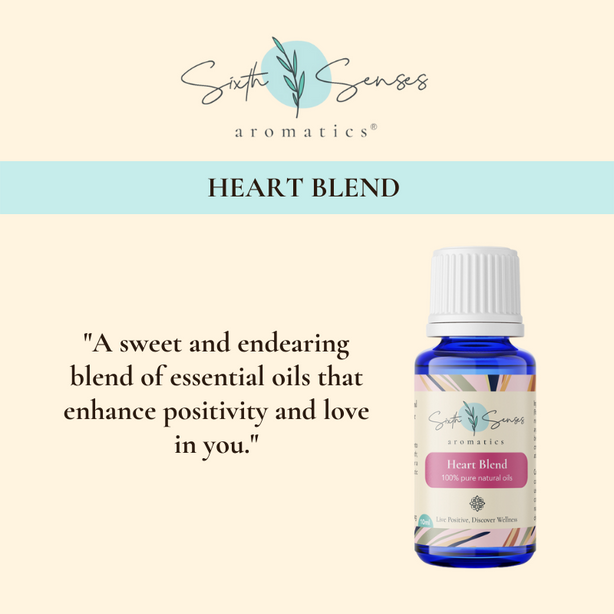 Sixth Senses Aromatics Heart Blend essential oils