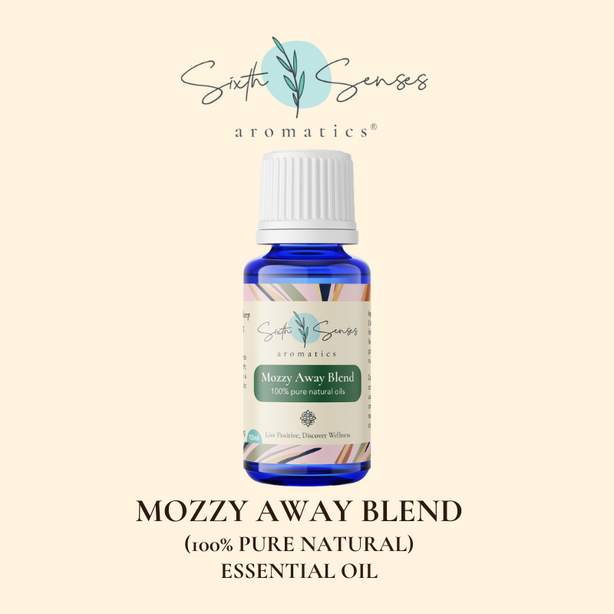 Sixth Senses Aromatics Mozzy Away Blend essential oils