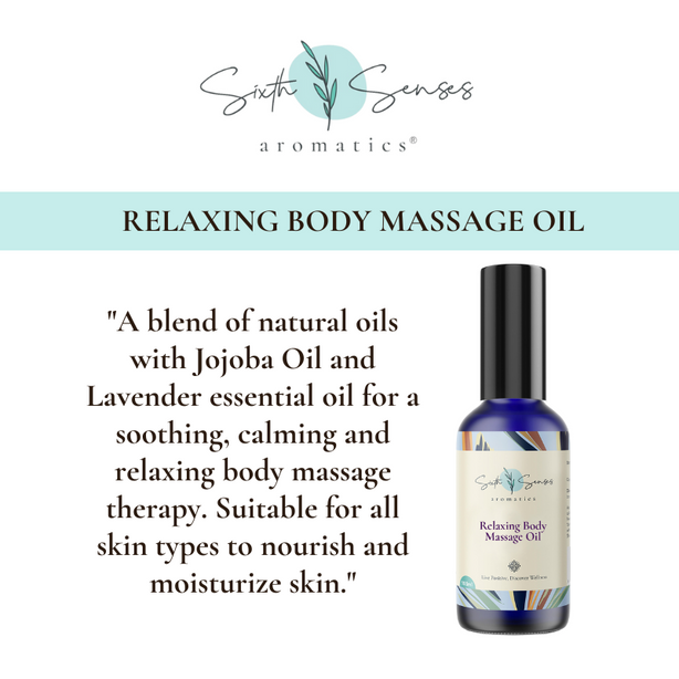 Sixth Senses Aromatics Relaxing Body Massage Oil 100ml