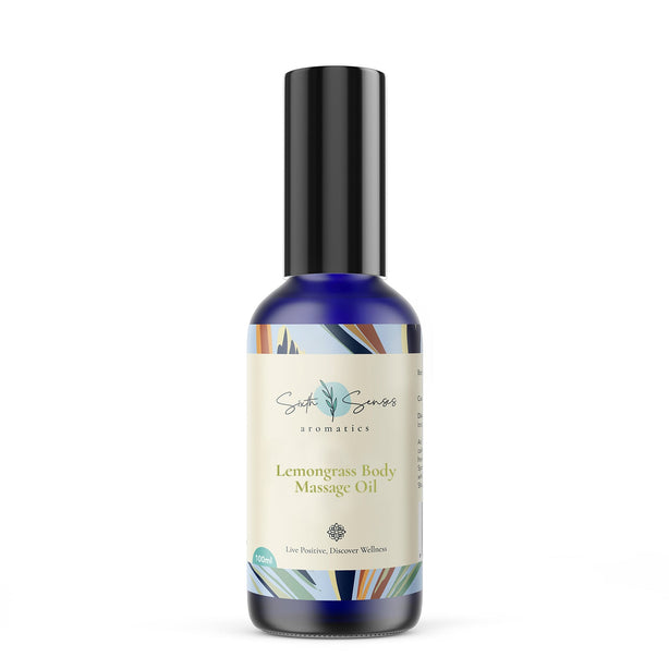 Sixth Senses Aromatics Lemongrass Body Massage Oil 100ml
