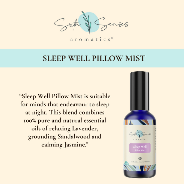 Sixth Senses Aromatics Sleep Well Pillow Mist