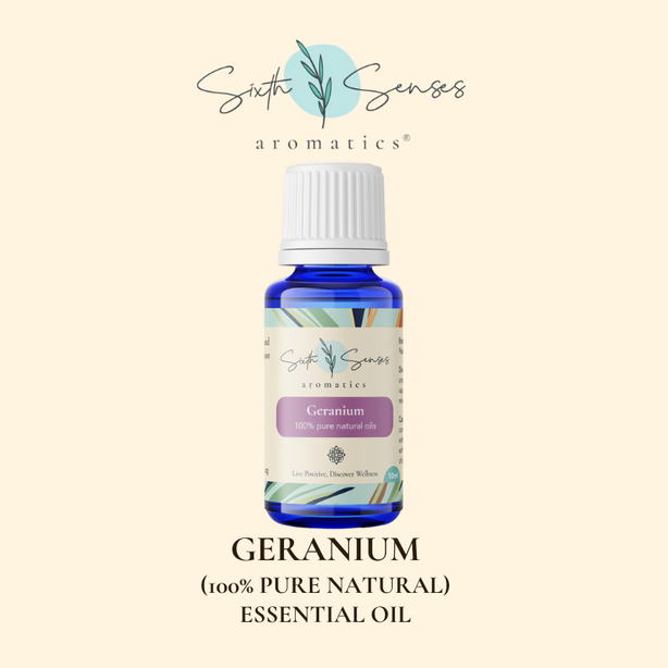 Sixth Senses Aromatics Geranium essential oil