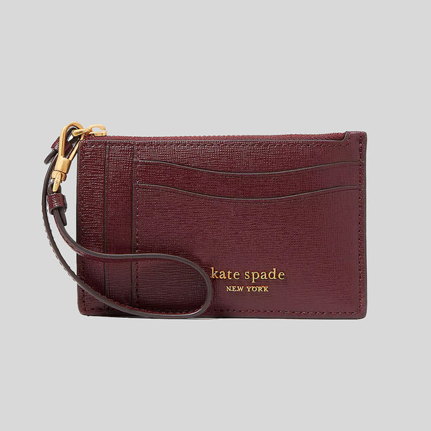 KATE SPADE Morgan Card Case Wristlet Cordovan RS-K8928