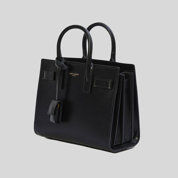 SAINT LAURENT YSL Sac De Jour Nano In Calf Leather Black RS-39203502G9W