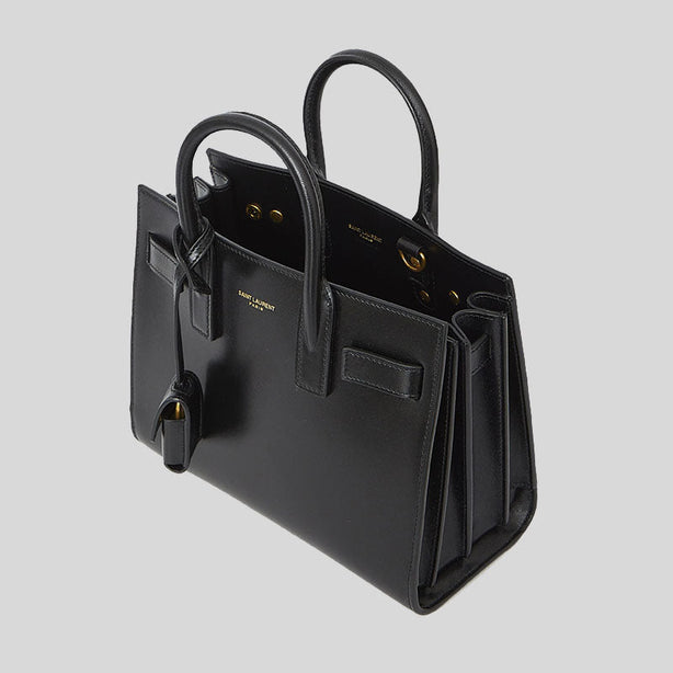 SAINT LAURENT YSL Sac De Jour Nano In Calf Leather Black RS-39203502G9W