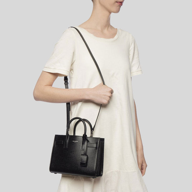 SAINT LAURENT YSL Sac De Jour Nano In Calf Leather Black RS-39203502G9W