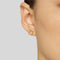 FERRAGAMO Gancini Earrings In Gold Collar Small RS-760120
