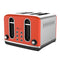 Streamline Series 4-Slice Bread Toaster (Orange)