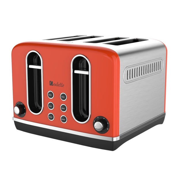 Streamline Series 4-Slice Bread Toaster (Orange)