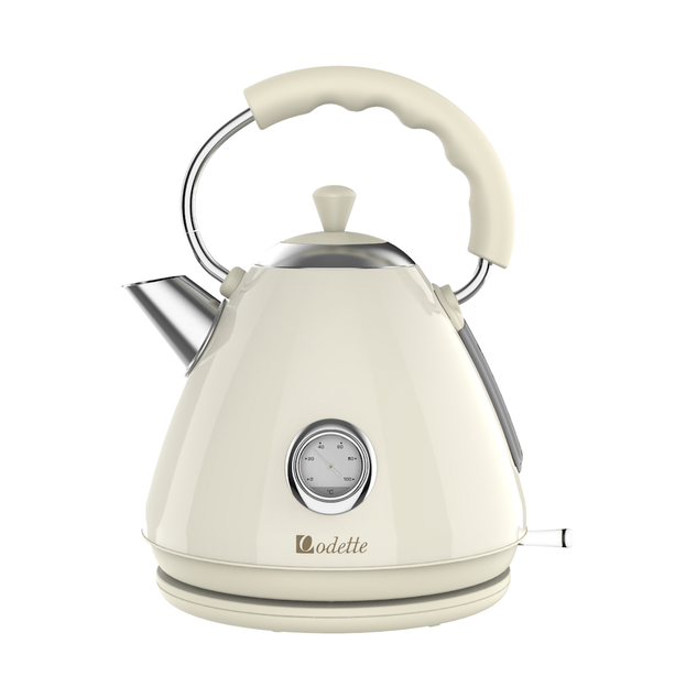 Odette Pyramid Electric Kettle 1.7L (Beige)
