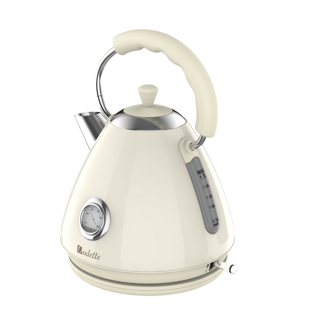 Odette Pyramid Electric Kettle 1.7L (Beige)