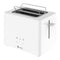 Odette Advanced Digital Touch Panel 2-Slice Bread Toaster With Croissant Warming Rack (White)