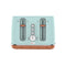 Odette Otto Series 4-Slice Bread Toaster (Light Green)
