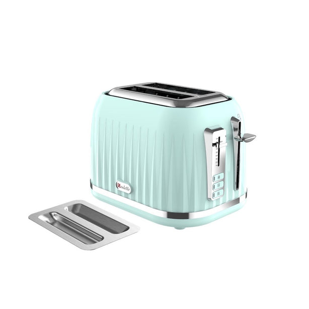 Odette Jukebox Series 2-Slice Bread Toaster (Mint)