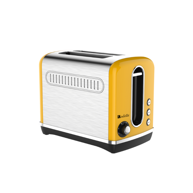 Streamline Series 2-Slice Bread Toaster (Yellow)