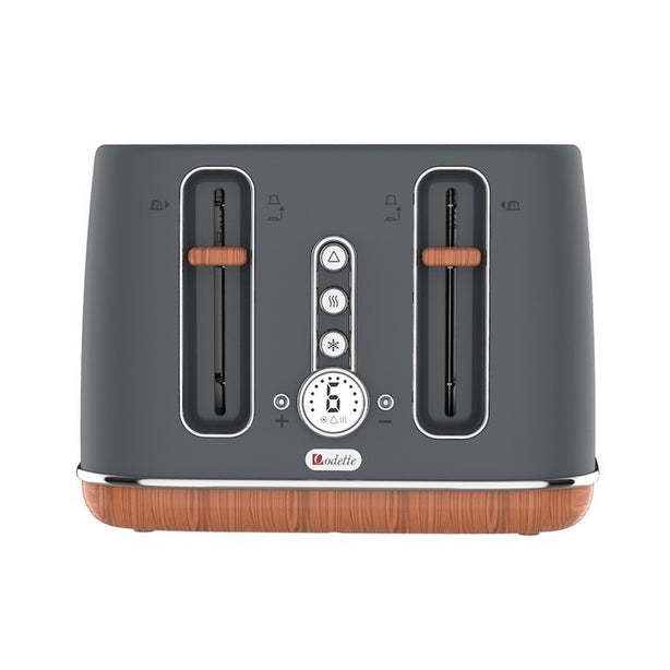 Odette Otto Series 4-Slice Bread Toaster (Grey)