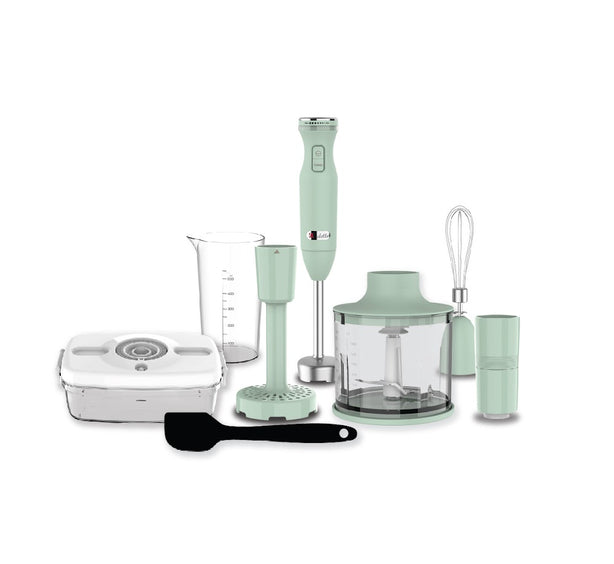 Odette 9-in-1 9 Speeds Hand Blender & Chopper Set With Vacuum Pack Container