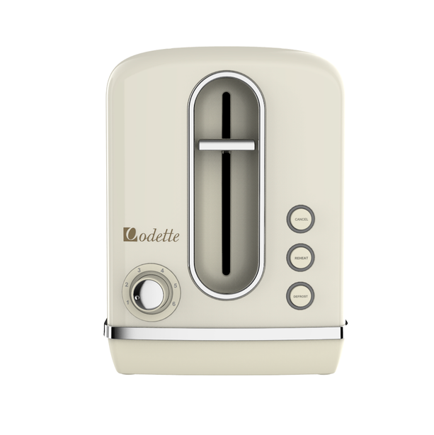 Odette 2 Slices Toaster Stainless Steel (T316BV - Beige)