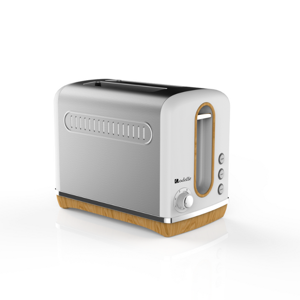 Streamline Series 2-Slice Bread Toaster (White)