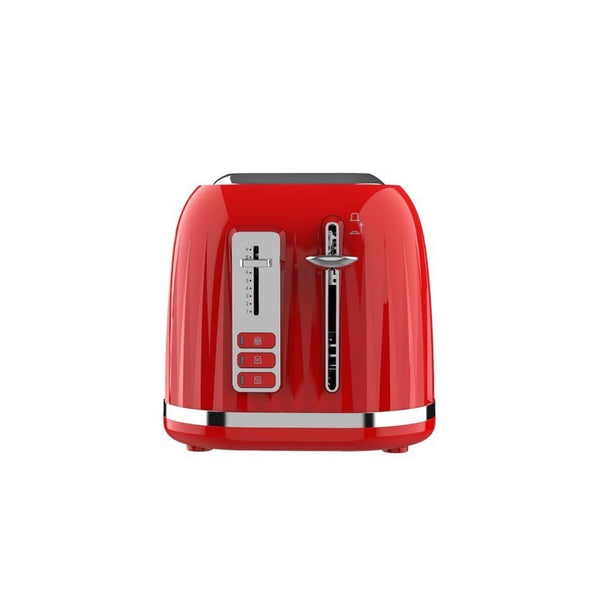 Odette Jukebox Series 2-Slice Bread Toaster (Red)