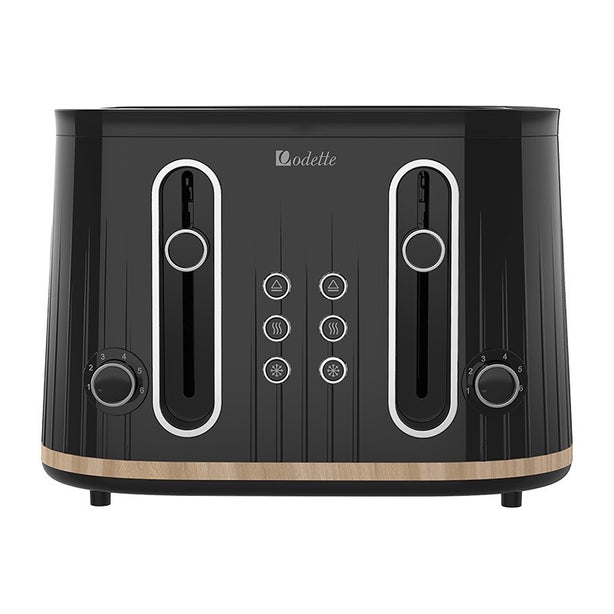 Odette George Series 4-Slice Bread Toaster (White)