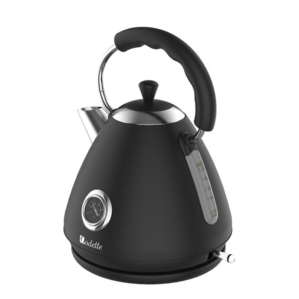 Odette Pyramid Electric Kettle 1.7L (Black)