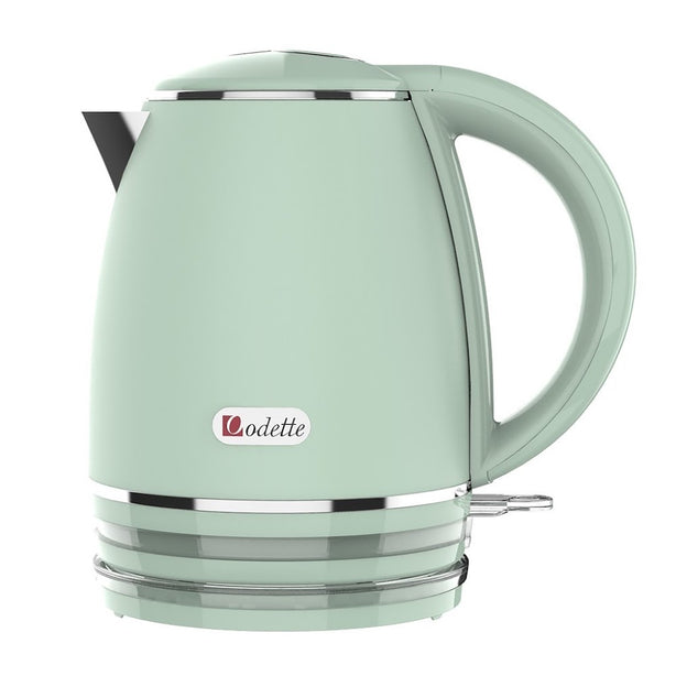Riviera Series 1.0L Insulated Double Wall Cool Touch Electric Kettle (Light Green)