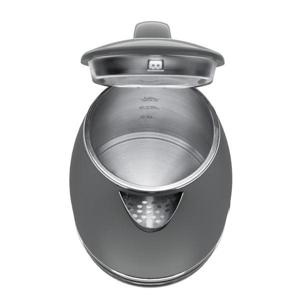 Riviera Series 1.0L Insulated Double Wall Cool Touch Electric Kettle (Grey)