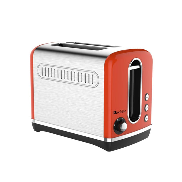 Streamline Series 2-Slice Bread Toaster (Orange)