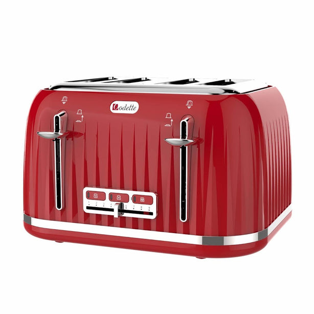 Jukebox Series 4-Slice Bread Toaster (Red)