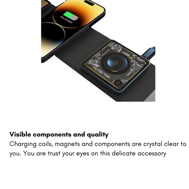 WiWU Wi-W001 3 in 1 wireless charger