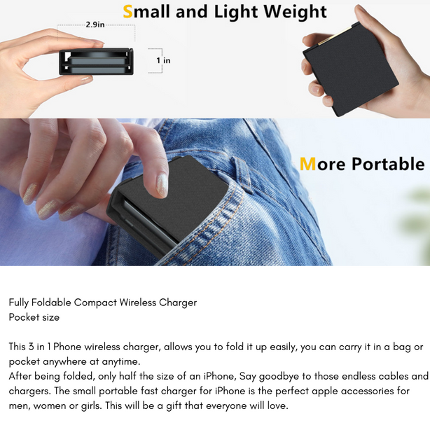 WiWU Wi-W001 3 in 1 wireless charger