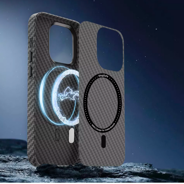 WIWU Carbon Magnetic Phone Case for iP14