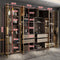WAHIE Luxury Bookshelf / Cabinet - Combination W300CM