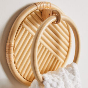 StitchesandTweed Rattan Towel Holder