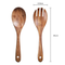 StitchesandTweed Salad Spoon Fork Server Set Acacia Wood