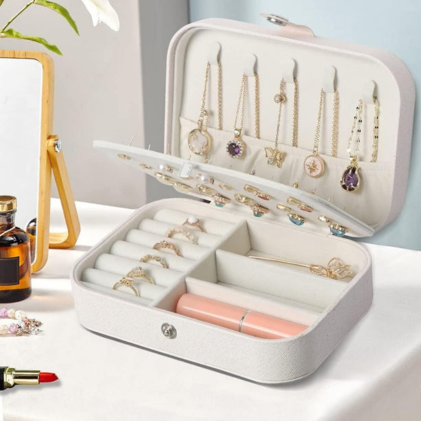 StitchesandTweed Trixie II Jewellery Box Floral White