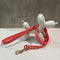 LEASh Pet Leash Biothane - Taffy Pink Rose Gold Hardware
