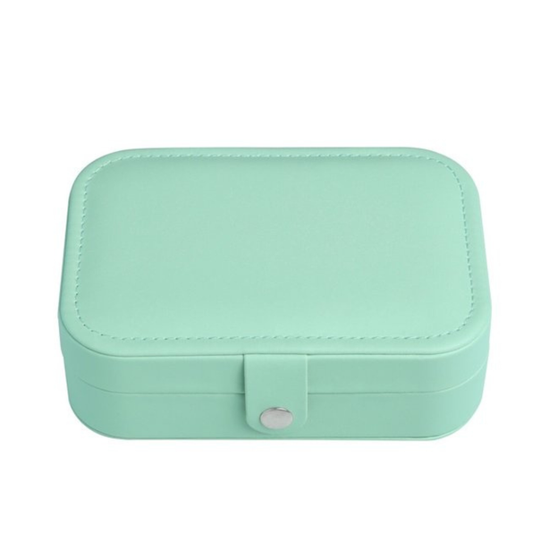 StitchesandTweed Trixie Travel Jewellery Box - Mint