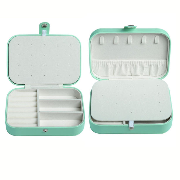 StitchesandTweed Trixie Travel Jewellery Box - Mint